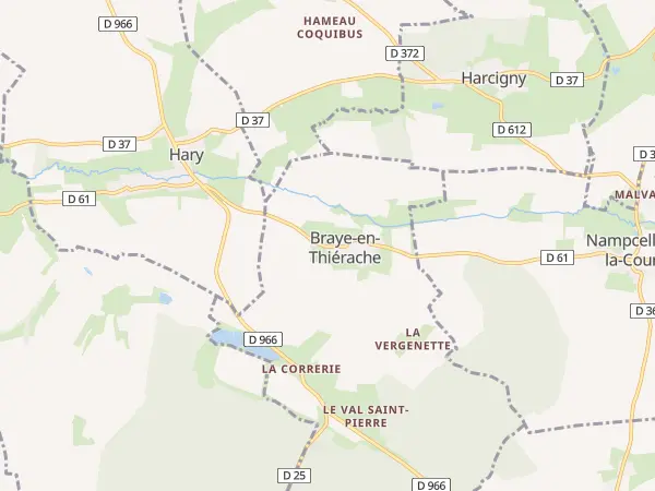 Plan de Braye-en-Thiérache
