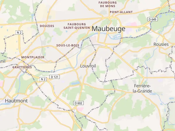 Plan de Louvroil