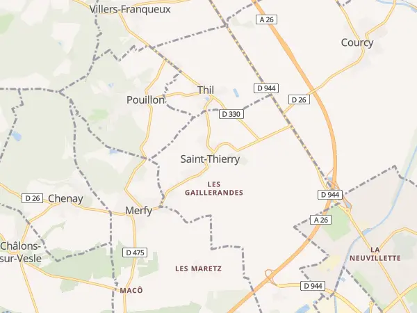 Plan de Saint-Thierry