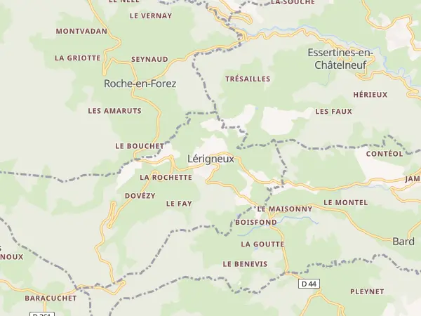 Plan de Lérigneux