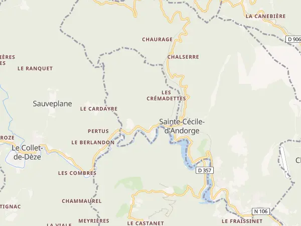 Plan de Saint-Julien-des-Points