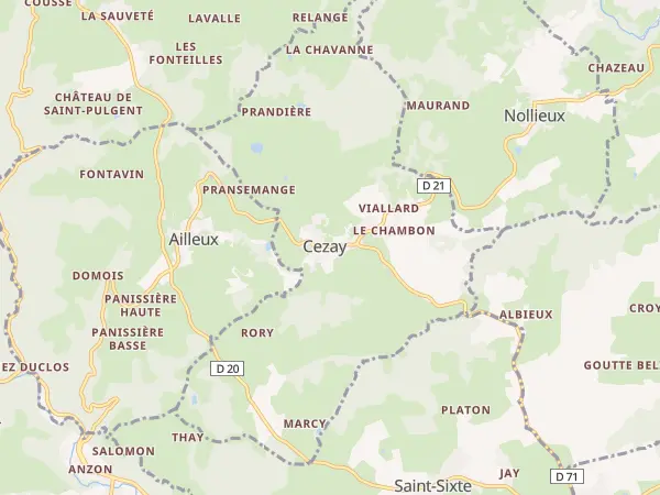Plan de Cezay