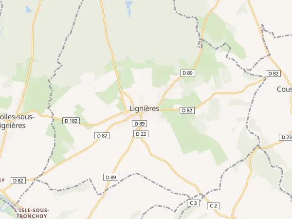 Plan de Lignières