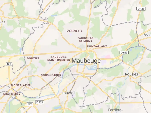 Plan de Maubeuge