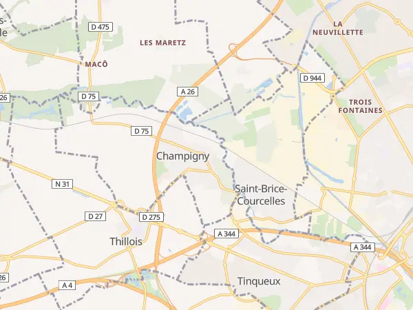Plan de Champigny