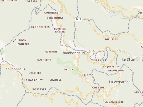 Plan de Chamborigaud
