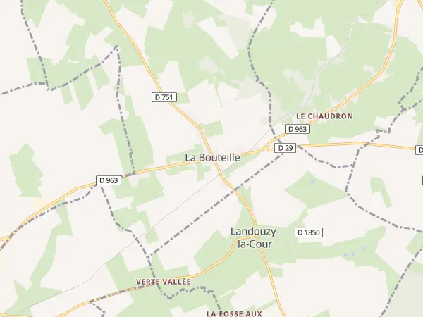 Plan de La Bouteille