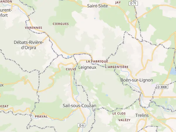 Plan de Leigneux