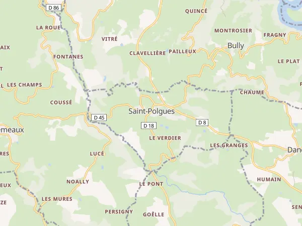 Plan de Saint-Polgues