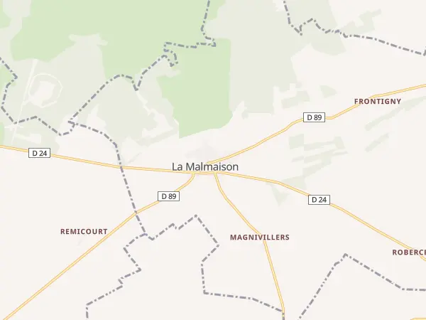 Plan de La Malmaison