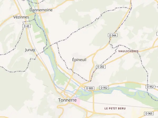 Plan de Épineuil
