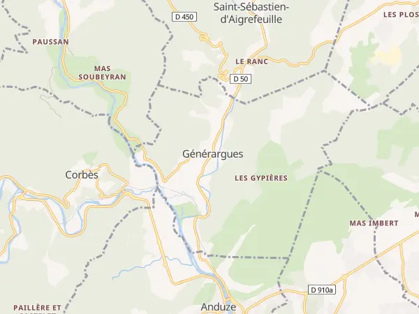 Plan de Générargues