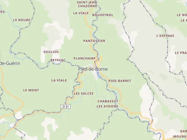 Plan de Pied-de-Borne