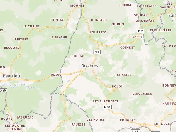 Plan de Rosières