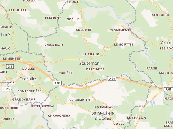 Plan de Souternon
