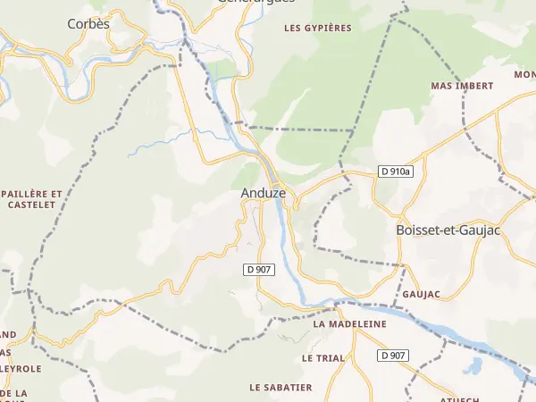 Plan de Anduze