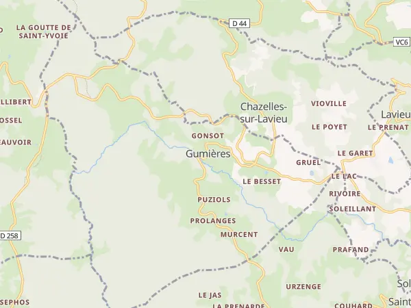Plan de Gumières