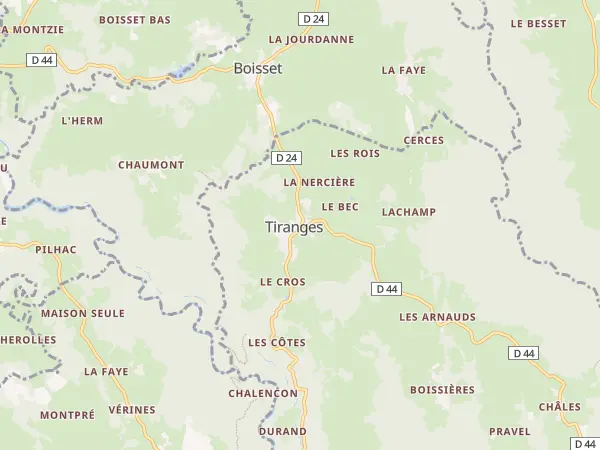 Plan de Tiranges