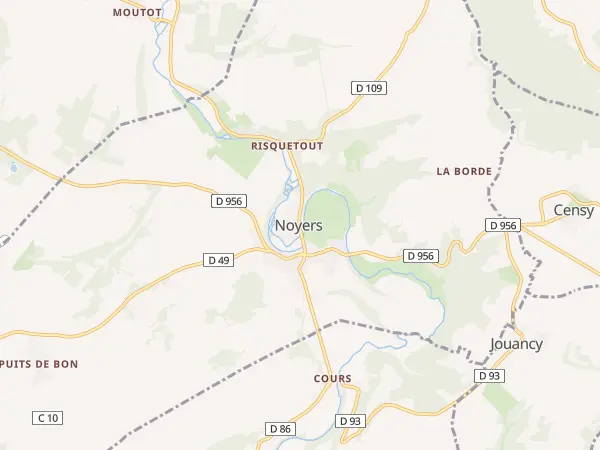 Plan de Noyers