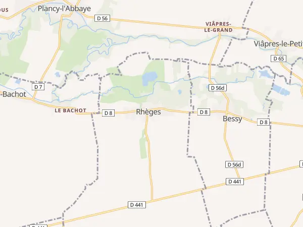 Plan de Rhèges