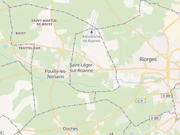 Plan de Saint-Léger-sur-Roanne