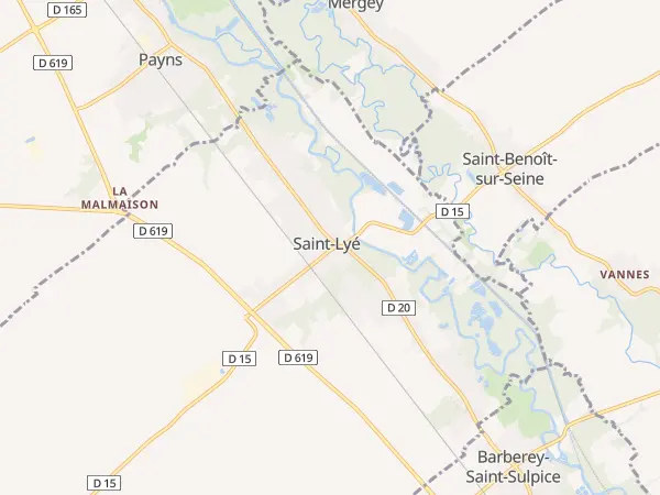 Plan de Saint-Lyé