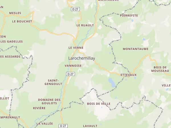 Plan de Larochemillay