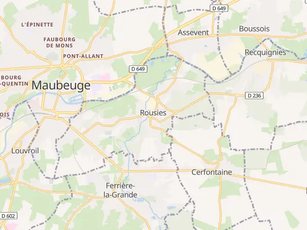 Plan de Rousies