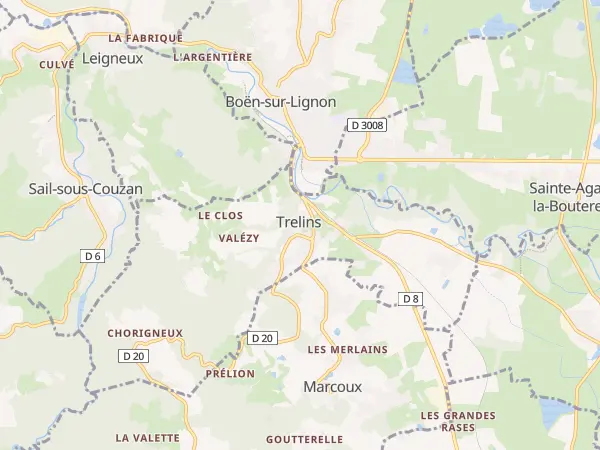 Plan de Trelins