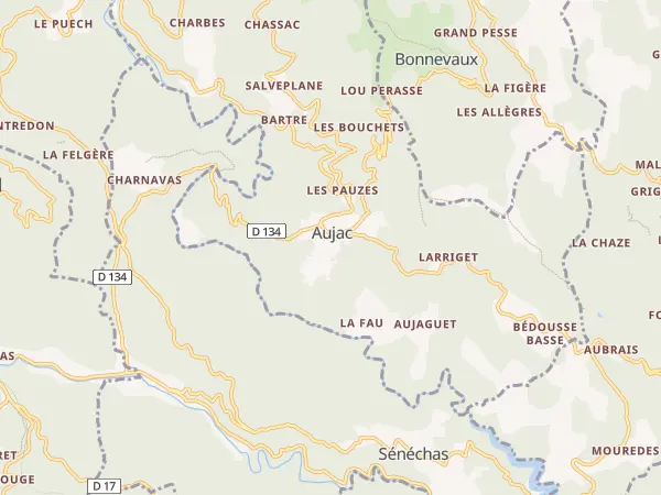 Plan de Aujac
