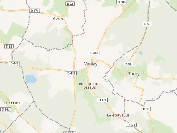 Plan de Vanlay