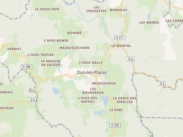 Plan de Dun-les-Places