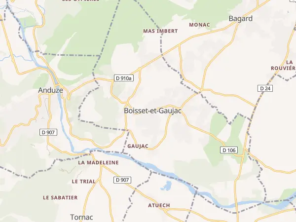 Plan de Boisset-et-Gaujac