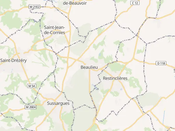 Plan de Beaulieu