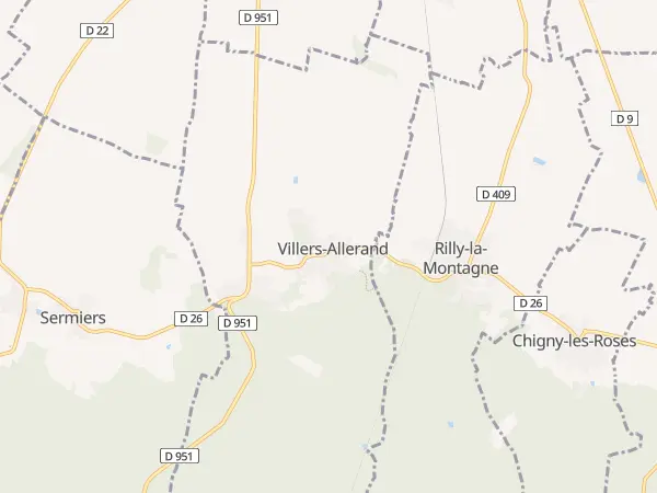 Plan de Villers-Allerand