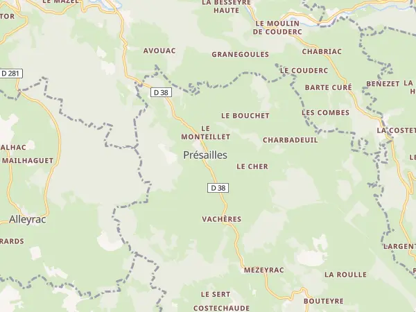 Plan de Présailles