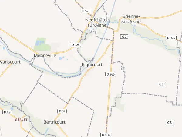 Plan de Pignicourt