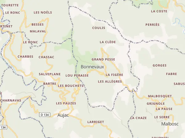 Plan de Bonnevaux