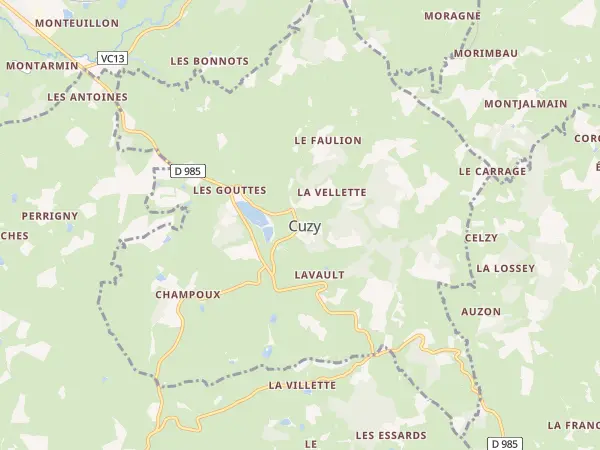 Plan de Cuzy