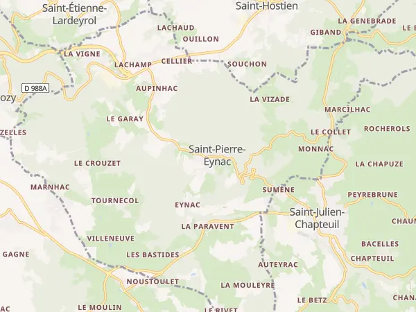 Plan de Saint-Pierre-Eynac