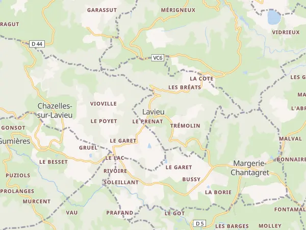 Plan de Lavieu