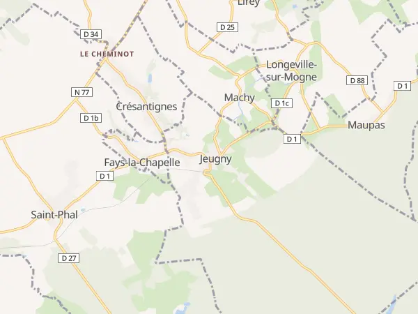 Plan de Jeugny