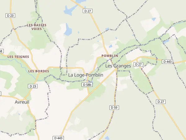 Plan de La Loge-Pomblin