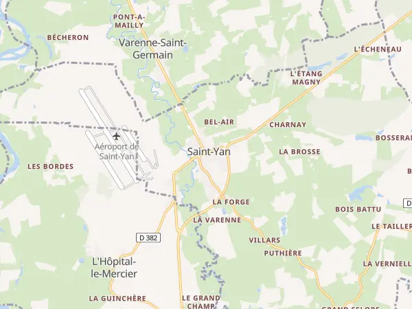 Plan de Saint-Yan