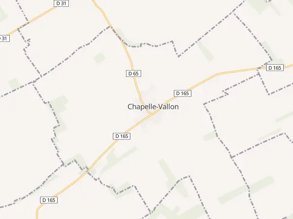 Plan de Chapelle-Vallon