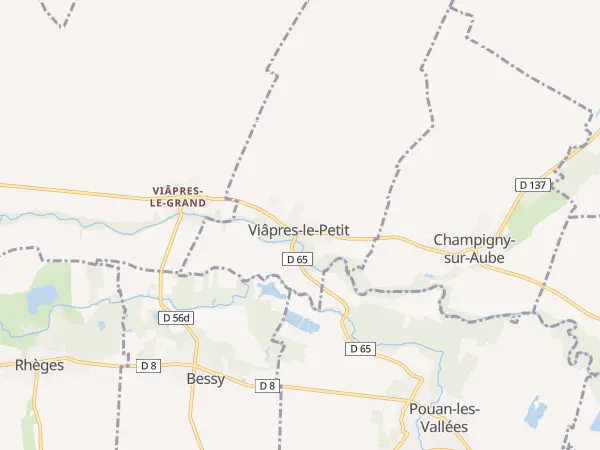 Plan de Viâpres-le-Petit