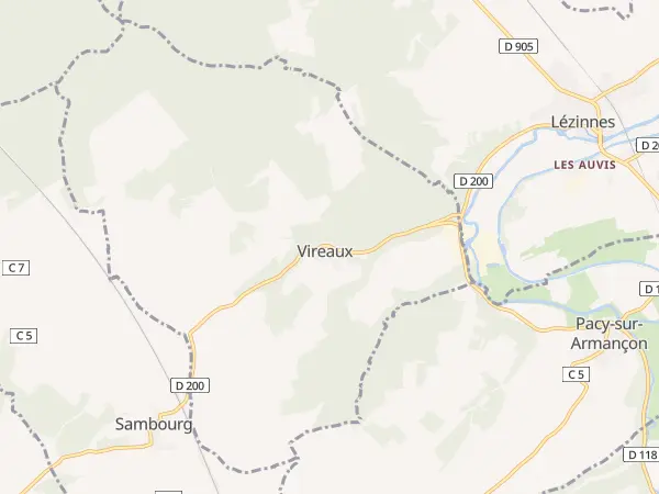 Plan de Vireaux