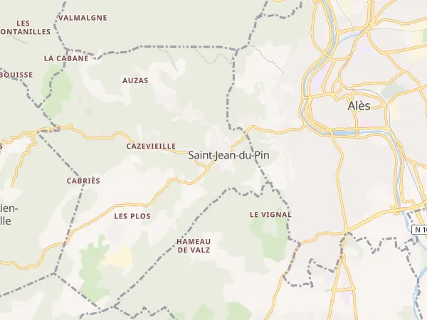 Plan de Saint-Jean-du-Pin