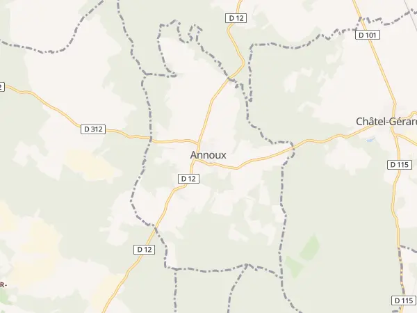 Plan de Annoux