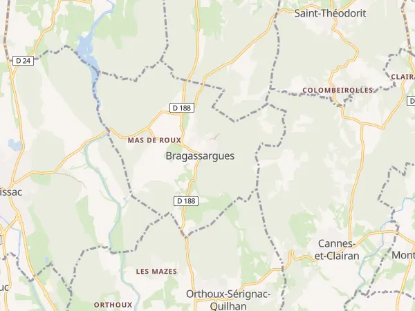 Plan de Bragassargues